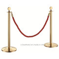 Hôtel et banque Lobby Stainless Steel Crowd Railing Stand